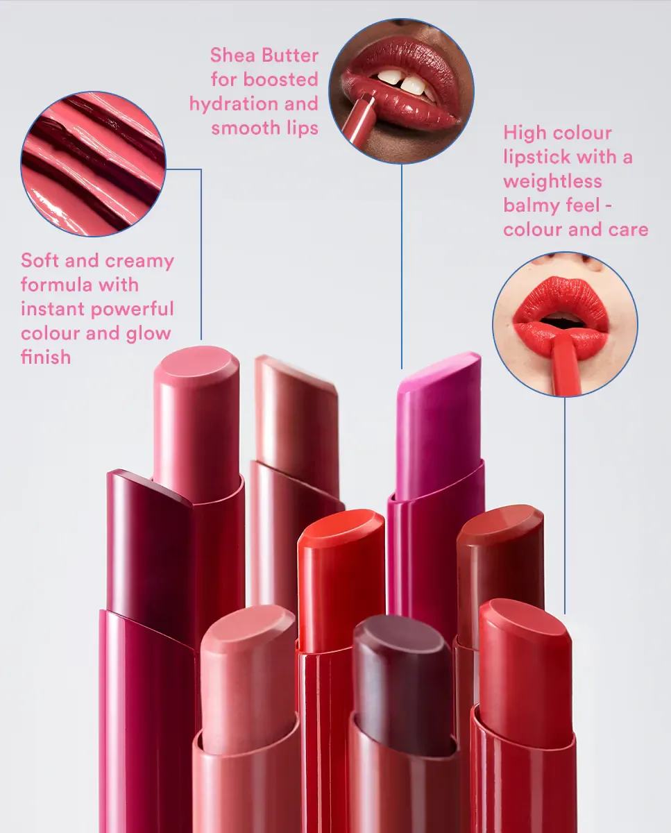 Увлажняющая помада цвета с сияющим финишем The Color Lip Glow 3Ina, 244 — фото 4