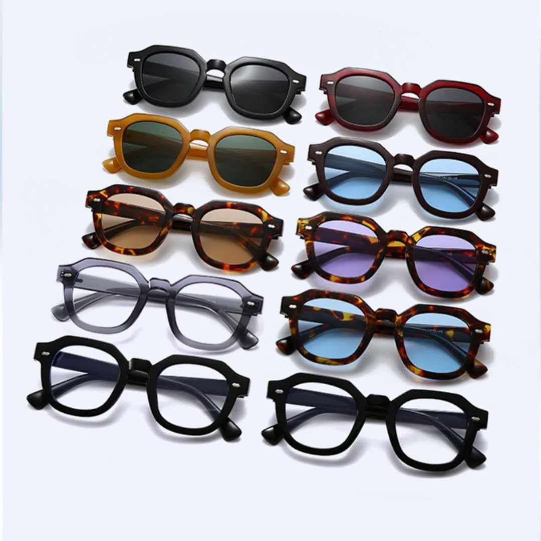 

Солнцезащитные очки с защитой UV400 | Круглая оправа, линзы конфетного цвета | Для женщин и мужчин, для занятий спортом на открытом воздухе и вождения DSVIGF, C3