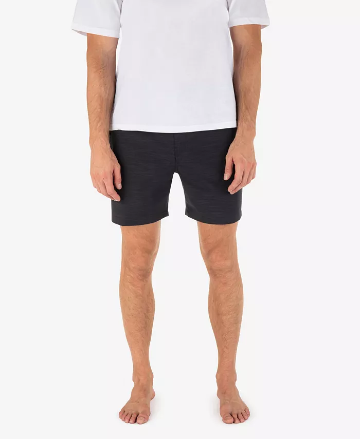 

Мужские шорты Phantom Slub 3/4 с поясом 18" Hurley, черный