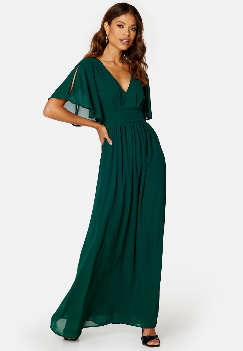 

Одежда для особых случаев SLEEVE CHIFFON GOWN Bubbleroom, темно-зеленый