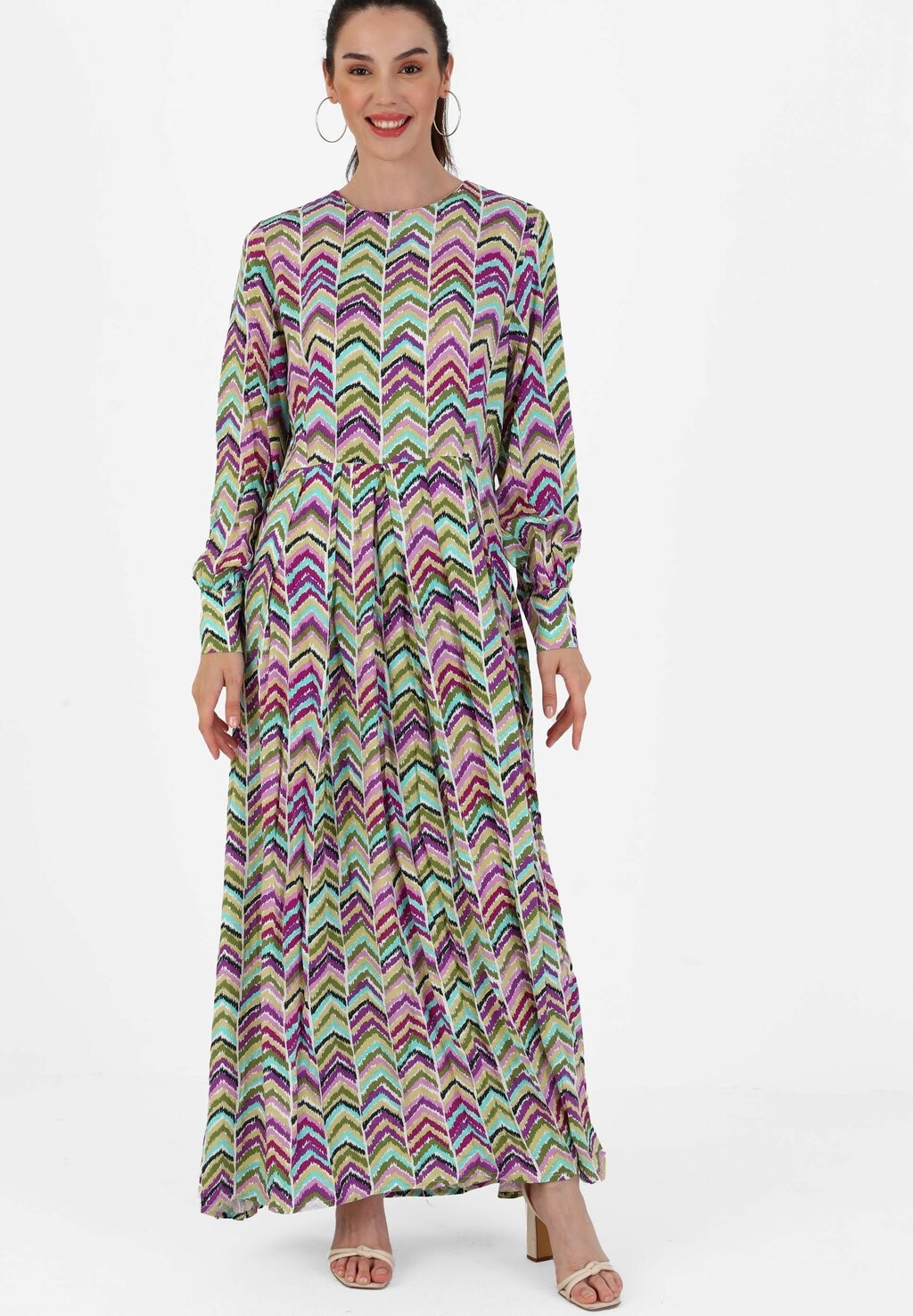 

Платье макси MODEST TAVIN Modanisa, цвет green tea
