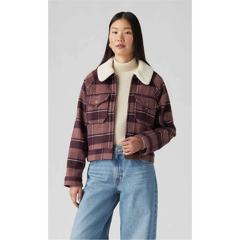 

Куртка Levi's Flannel Shrunken 90S, коричневый