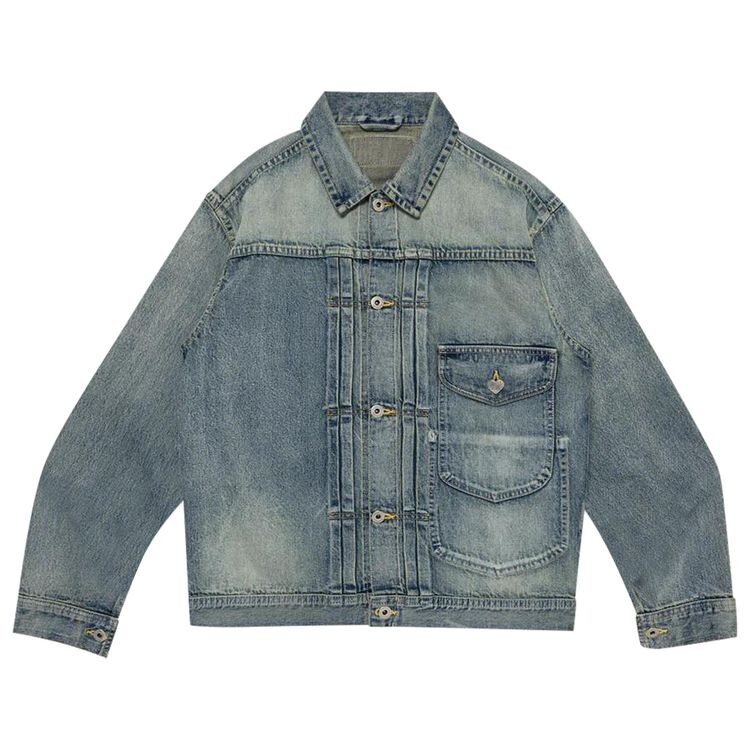 

Куртка Human Made Denim Work Jacket Indigo, синий