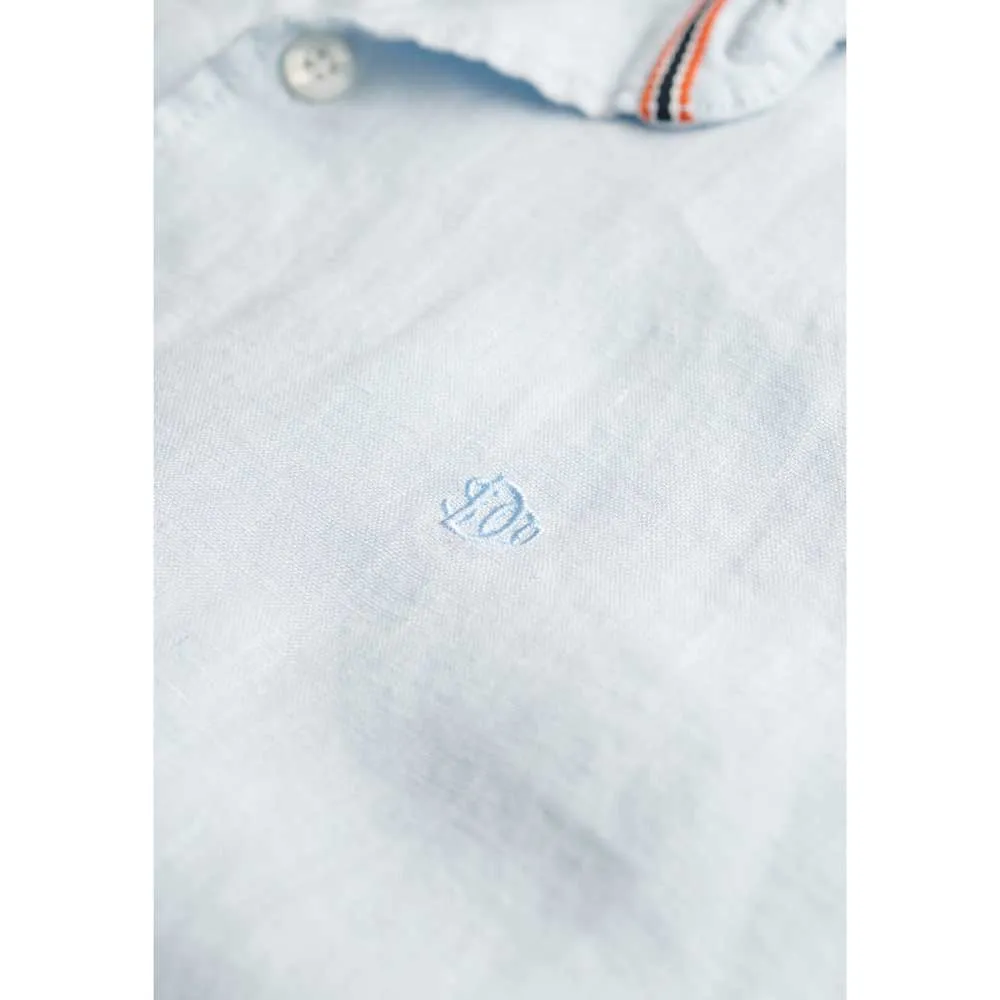 Рубашка с коротким рукавом Superdry Sd Embroidered Vacation Linen, белый — фото 4