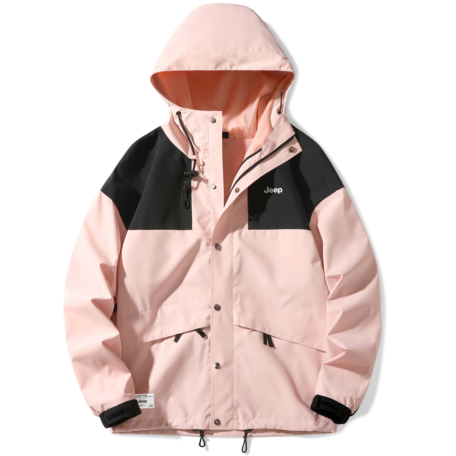 

Jeep Ветрозащитная термоутепленная водоотталкивающая куртка унисекс, Coral Pink【Single Jacket】