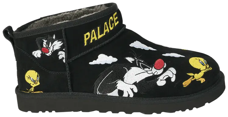 

Ботинки Palace x Looney Tunes x UGG Classic Ultra Mini Boot, черный