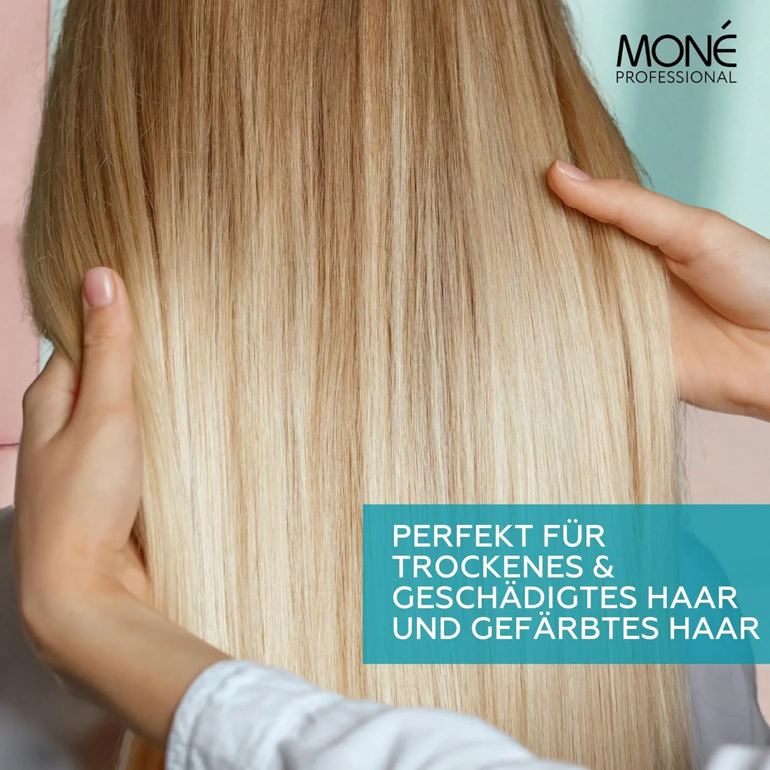 Набор для ухода за окрашенными волосами от MONÉ Professional Moné, Blue + White — фото 4