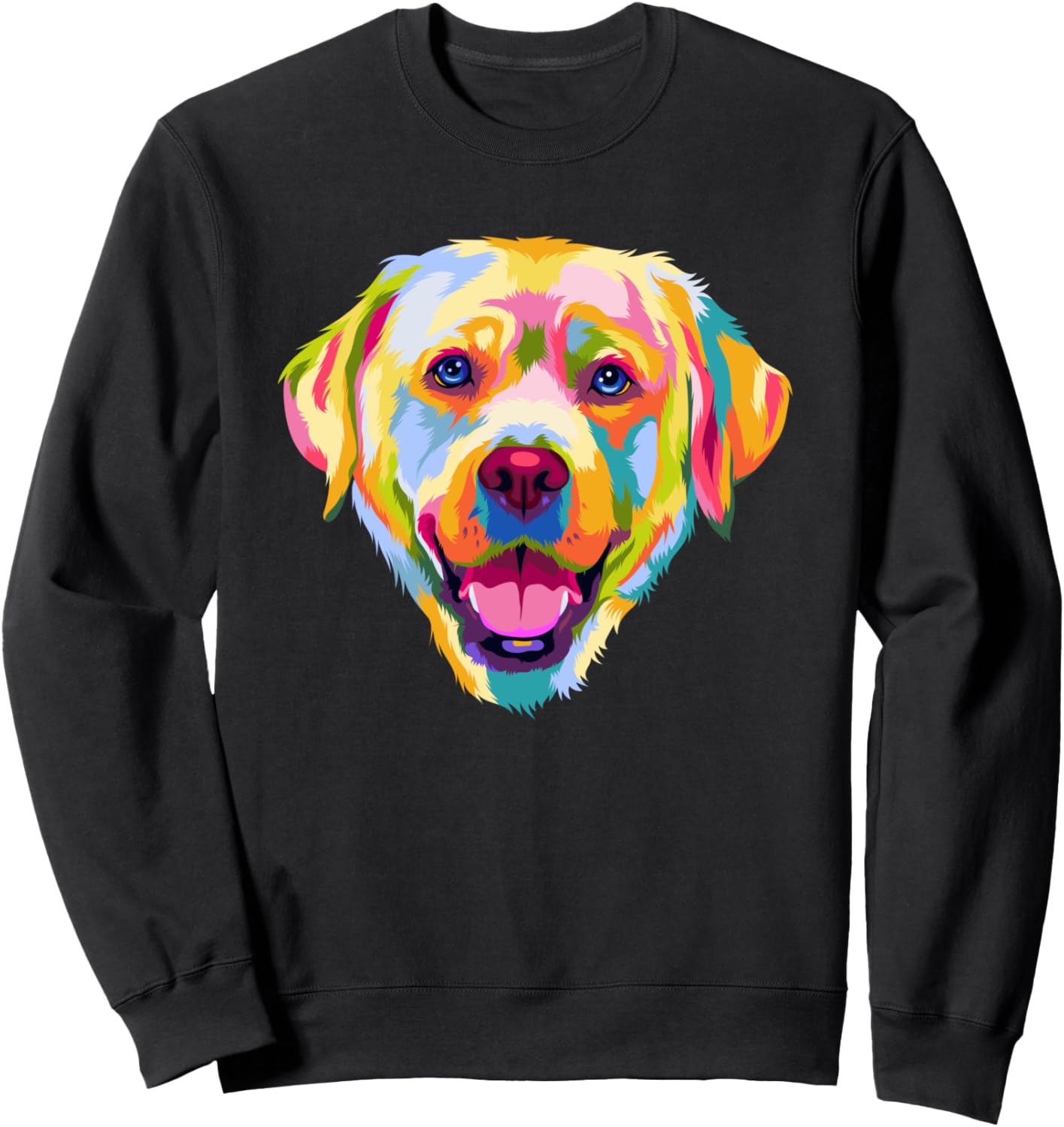 

Толстовка в стиле поп-арт с изображением лабрадора-ретривера. Подарок для мужчин и женщин Cute Pop Art Labrador Retriever Gift For Men And Women, черный