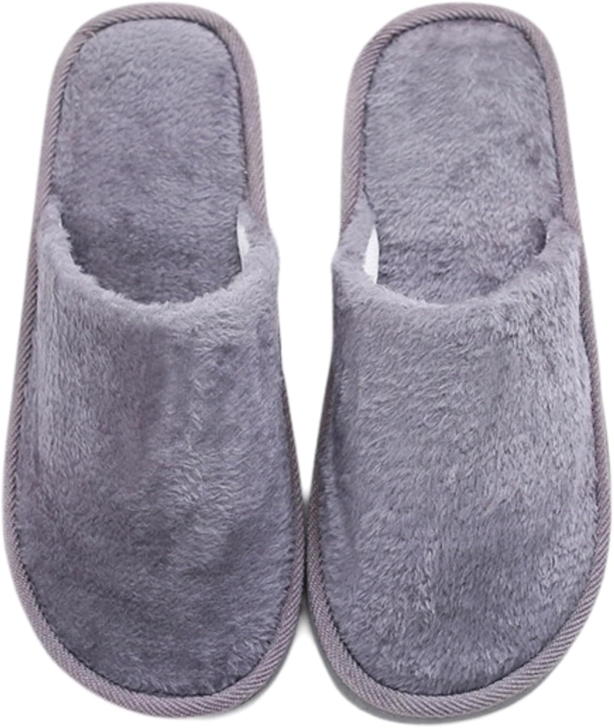 

Домашние тапочки iwhgrmp для женщин и мужчин, легкие хлопковые домашние тапочки, уютные мягкие тапочки для спальни, пара, портативные тапочки для путешествий, нескользящие, теплые, серый
