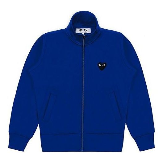 

Куртка (WMNS) COMME des GARCONS PLAY Big Heart Zip Sweatshirt 'Navy', темно-синий