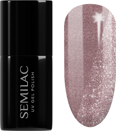

Гибридный лак для ногтей с уф / светодиодной лампой Semilac UV Hybrid Day and Night, 395 Dawn Till Dusk 7 ml