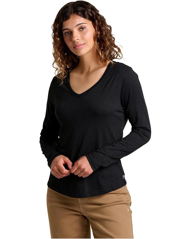 

Женская футболка с длинным рукавом Toad&Co Marley II, True Black