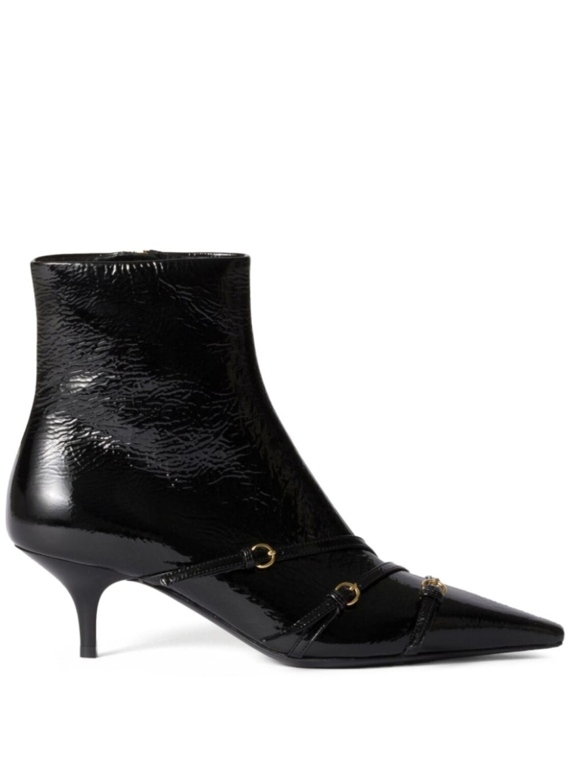 

55мм кожаные сапоги Miu Miu, черный