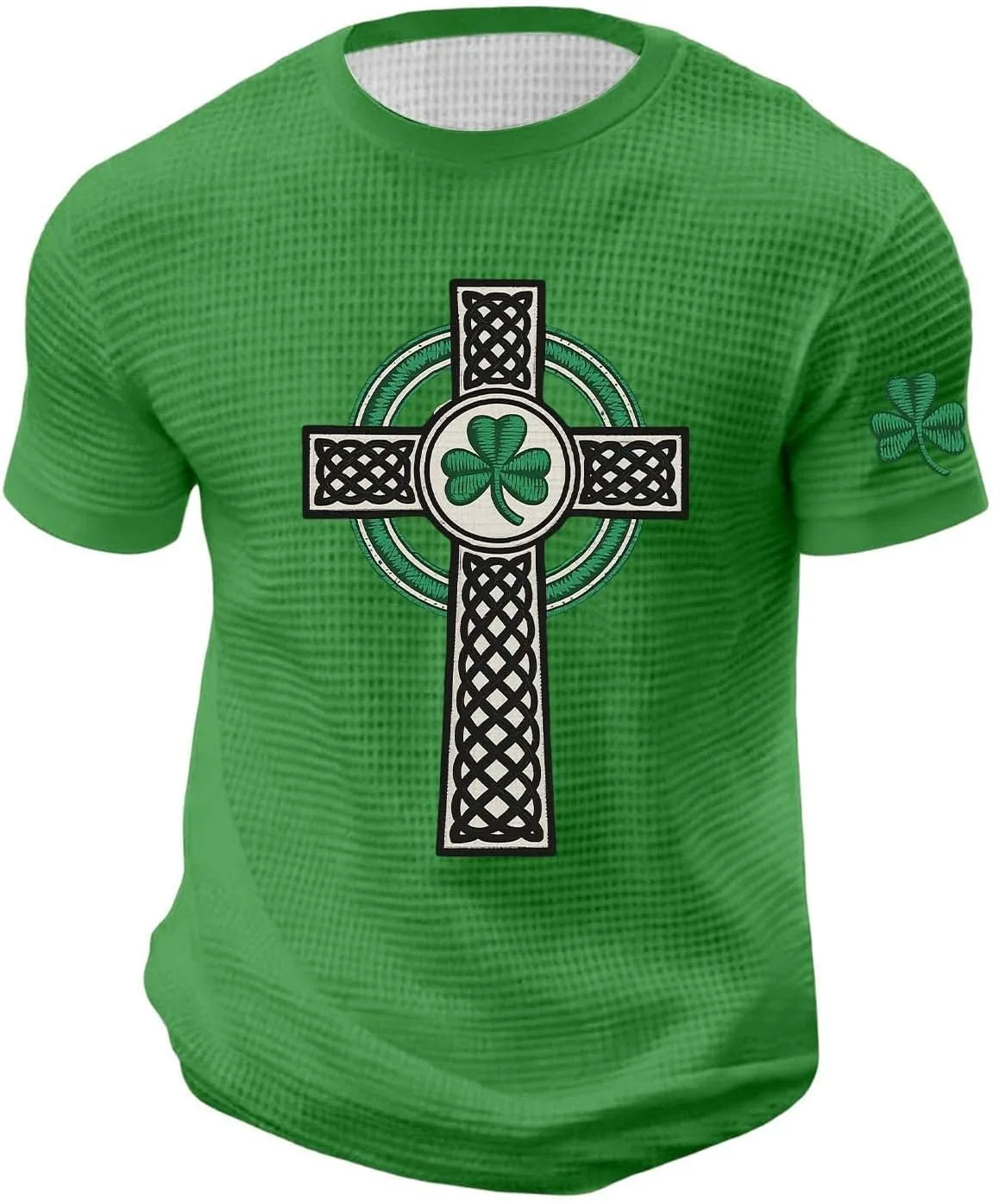 

Футболка мужская St. Patrick's Day с принтом ирландского клевера