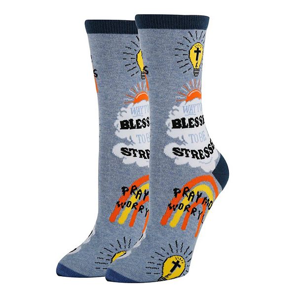 

Женские носки Crew Socks - Too Blessed Oooh Yeah Socks