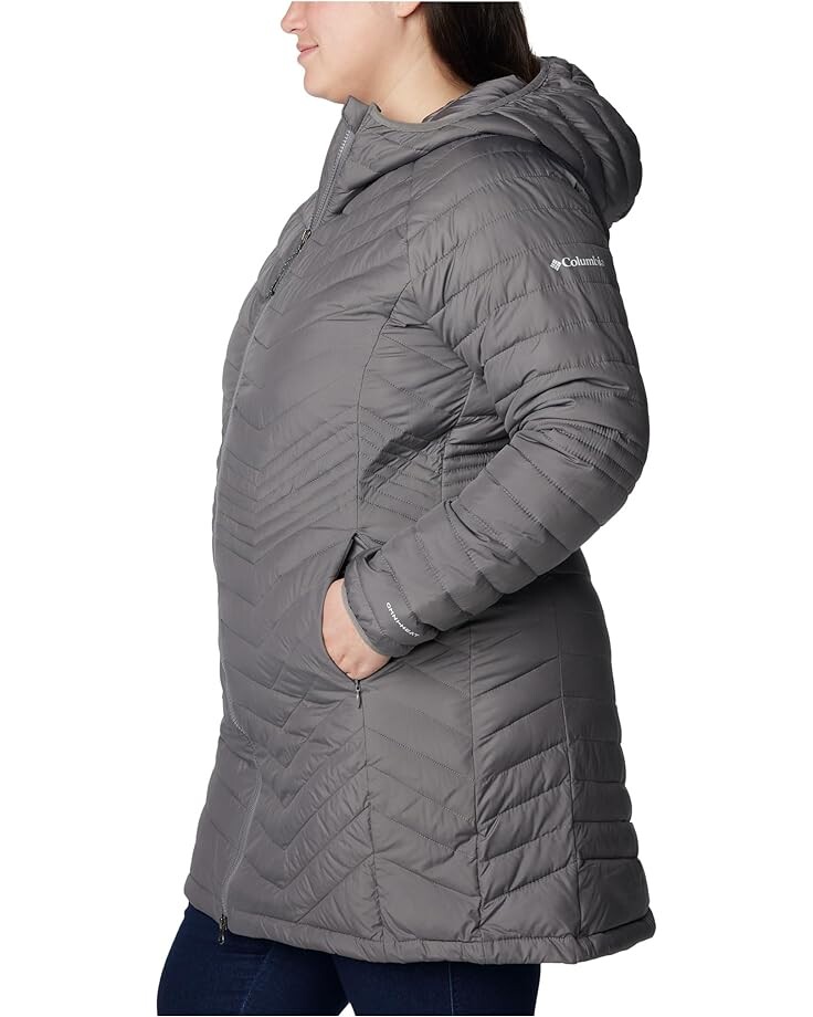 

Куртка Columbia Plus Size Powder Lite Mid Jacket, цвет City Grey