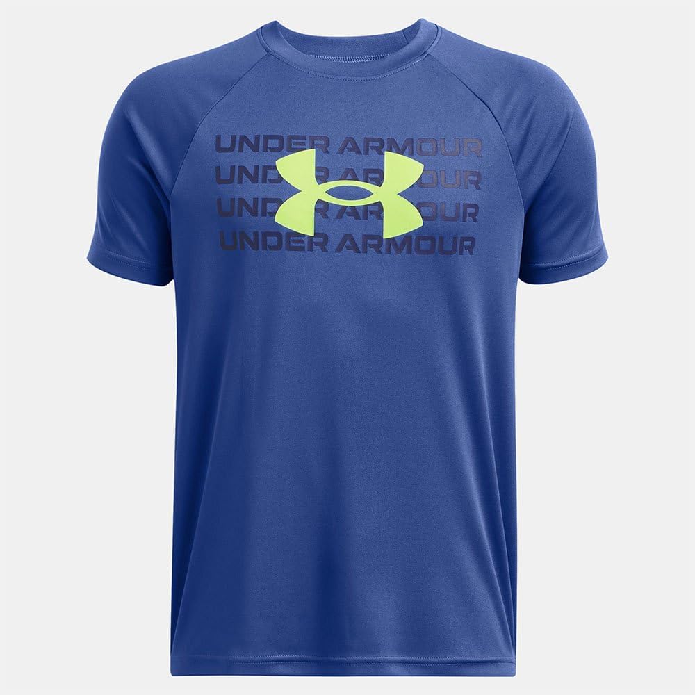 

Футболка Under Armour Unisex-Adult Ua B Tech Wm Logo Ss, Tech Blue, Синий, Футболка Under Armour Unisex-Adult Ua B Tech Wm Logo Ss, Tech Blue