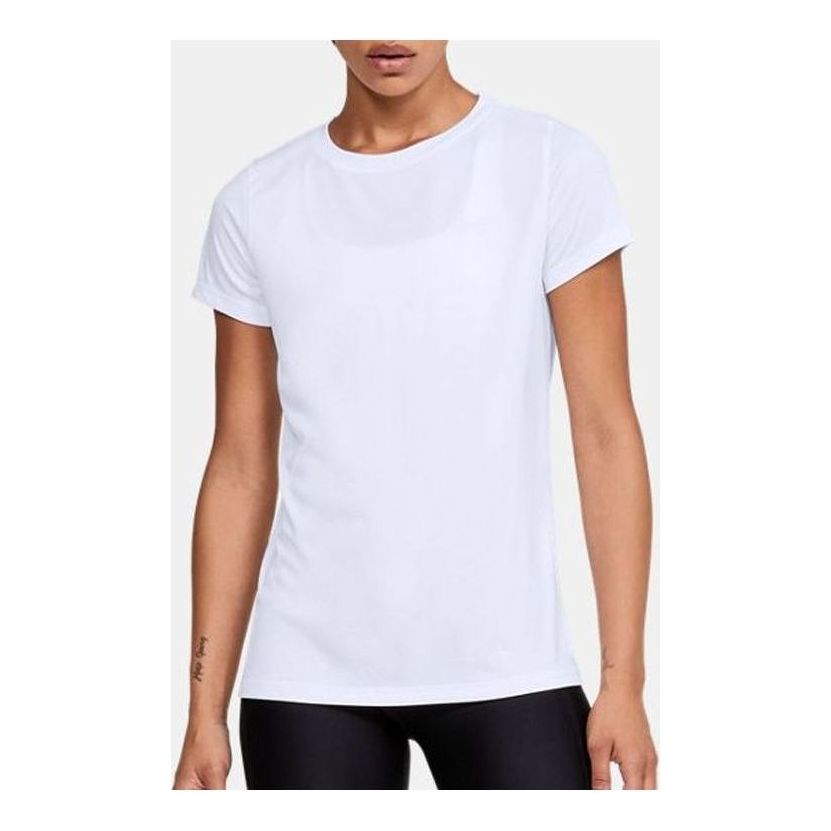 

Футболка (WMNS) Under Armour Velocity Solid Crew Short Sleeve T-Shirt 'White', белый