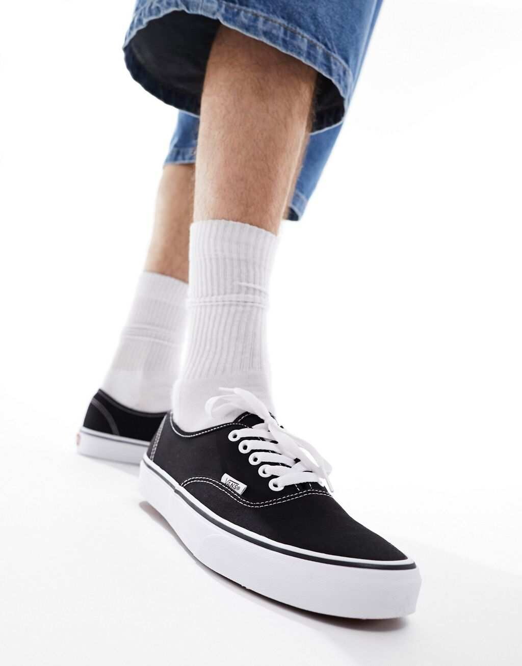 

Черные кроссовки Vans Authentic, Черный;серый, Черные кроссовки Vans Authentic