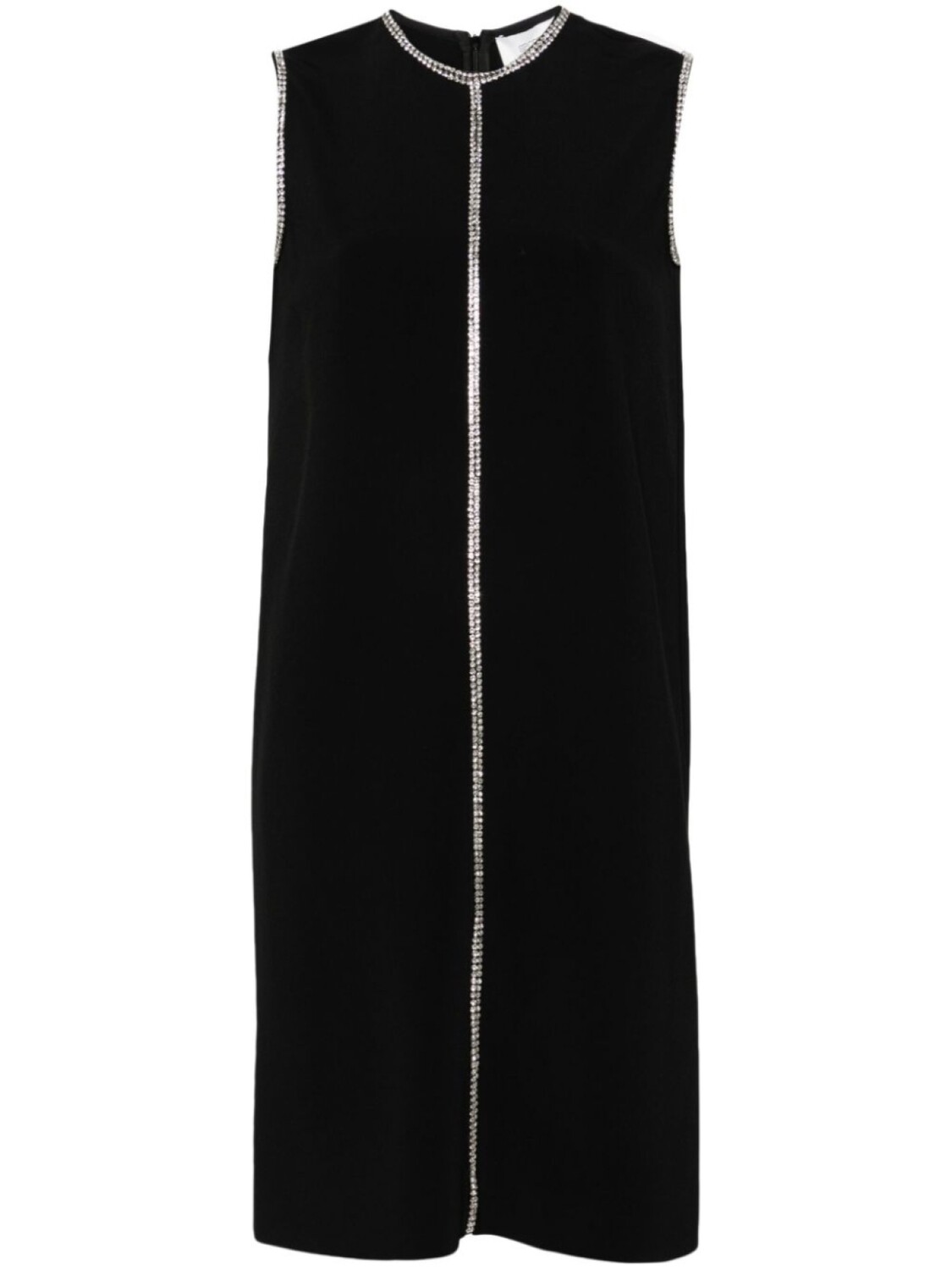 

Sportmax платье мини с кристаллами, черный