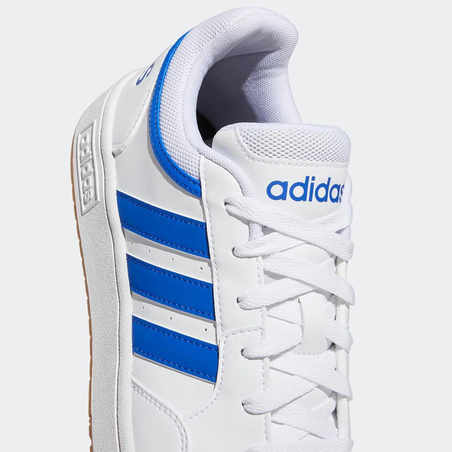 Мужские кроссовки Adidas Hoops 3.0 Low Classic Vintage, Ftwr White Team Royal Blue Gum 3 — фото 4