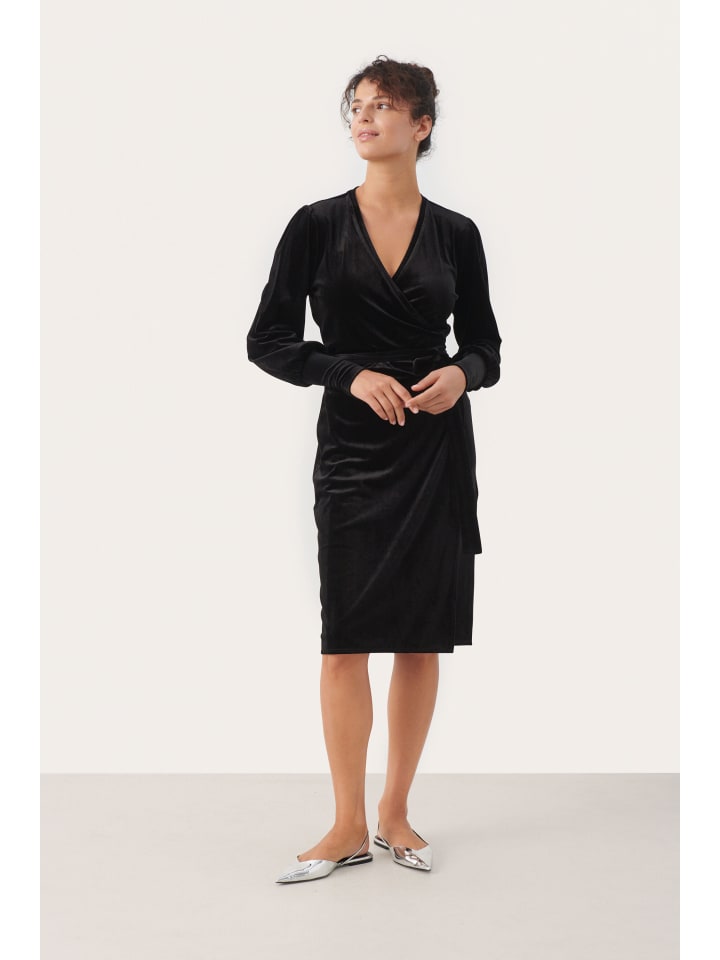 

Платье до колена PART TWO, черный