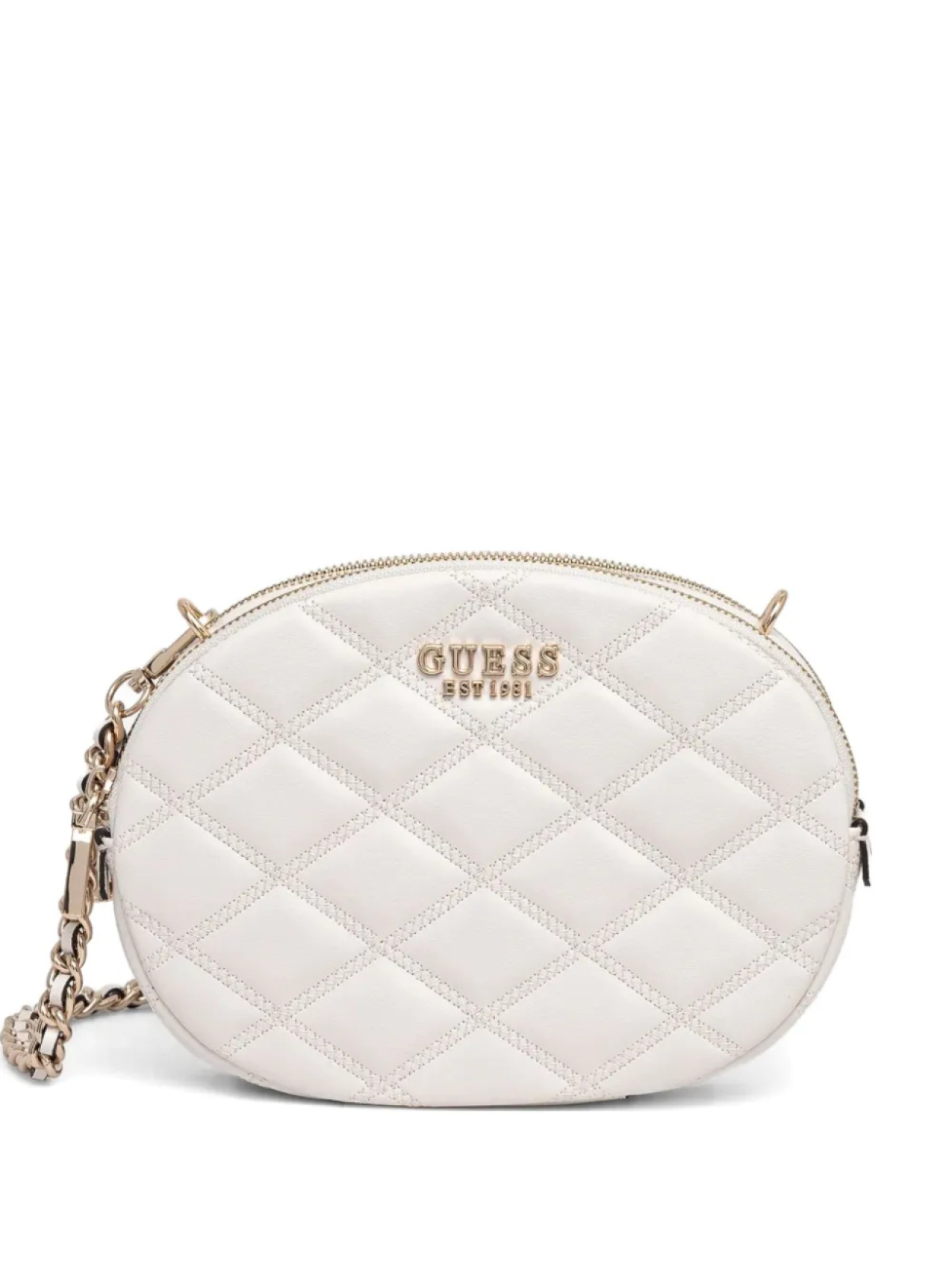 

Стеганая сумка через плечо GUESS USA, белый