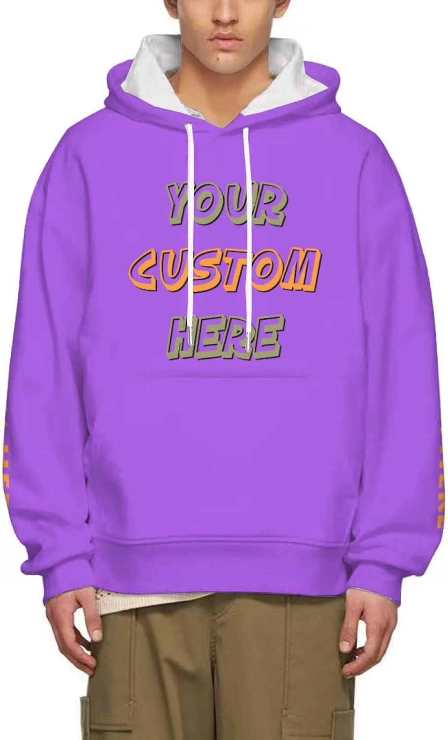 

Капюшон с капюшоном для мужчин и женщин с логотипом и текстом