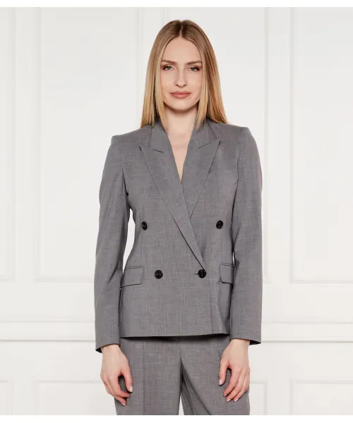 

Элегантная шерстяная куртка jaleto9 Regular fit Boss, серый