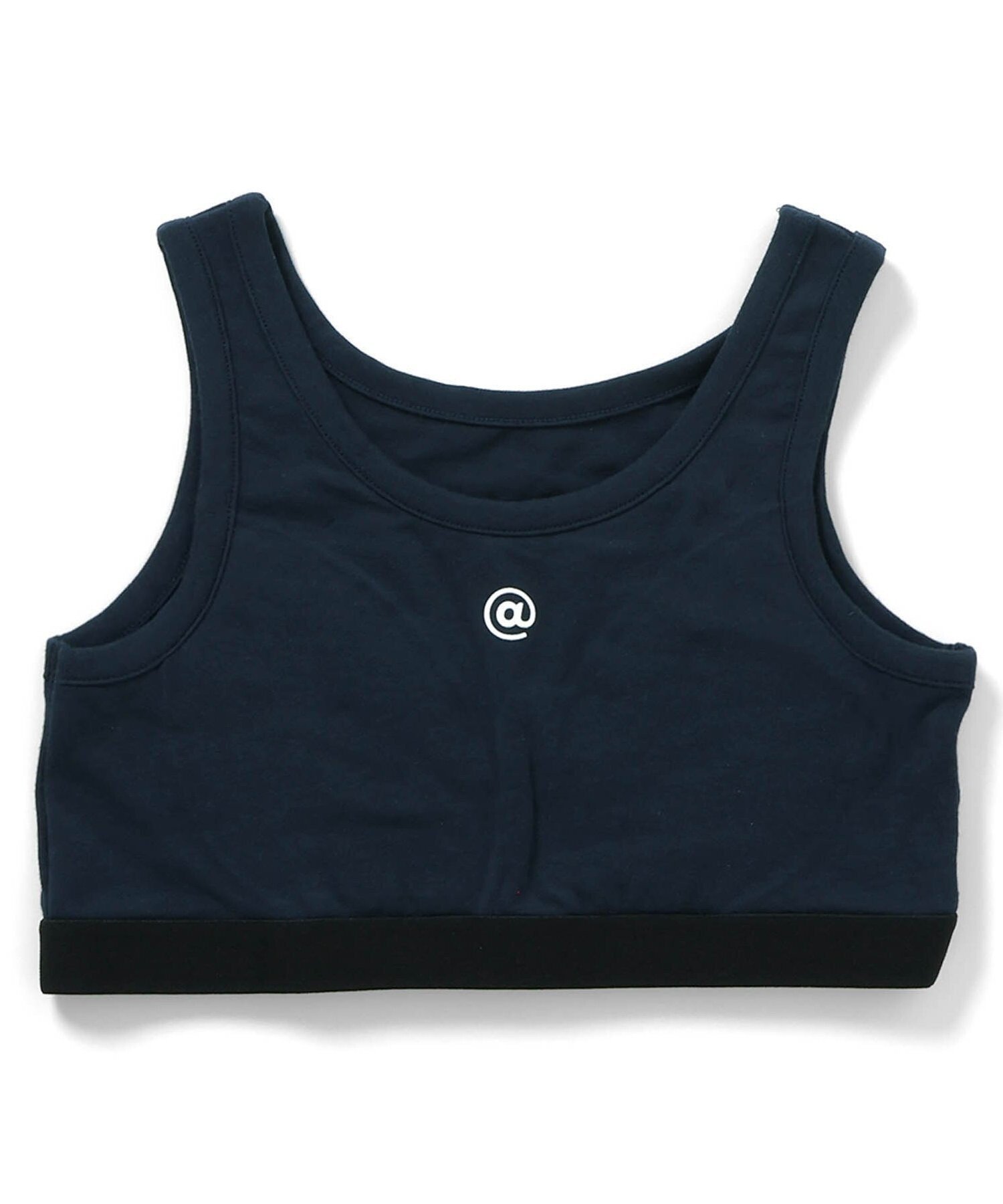 Резиновый спортивный бюстгальтер с логотипом Algy, Navy Blue
