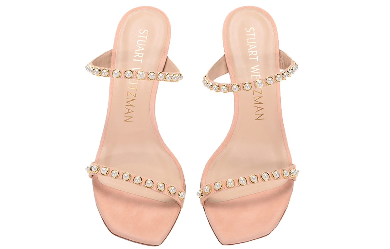 SW Slide Сланцы Женские Нюдово-Розовые Stuart Weitzman — фото 4
