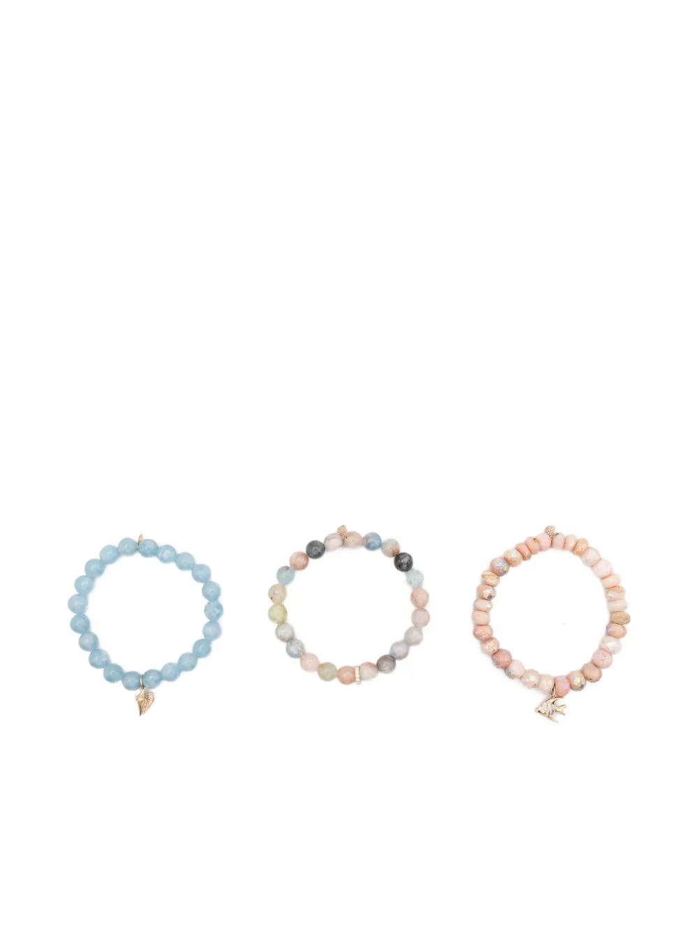 

Браслет Stone Gemstone из желтого золота Sydney Evan, синий