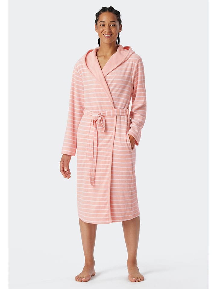 

Schiesser Розовый банный халат