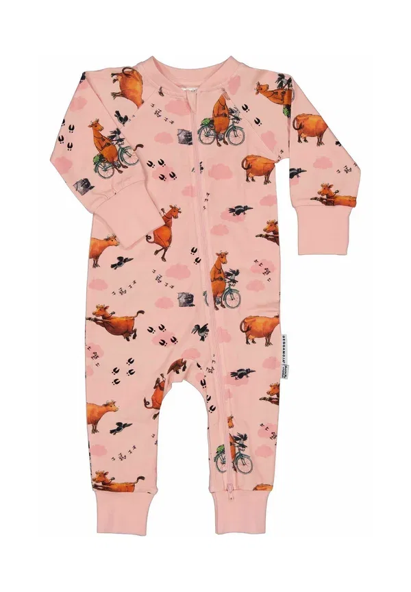 Комбинезон для сна Mamma mu cloud two way zip sleep suit Geggamoja, розовый
