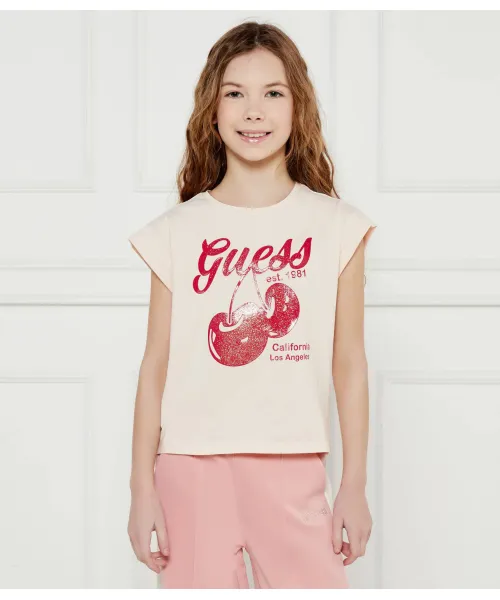 

Футболка Regular fit Guess, розовый