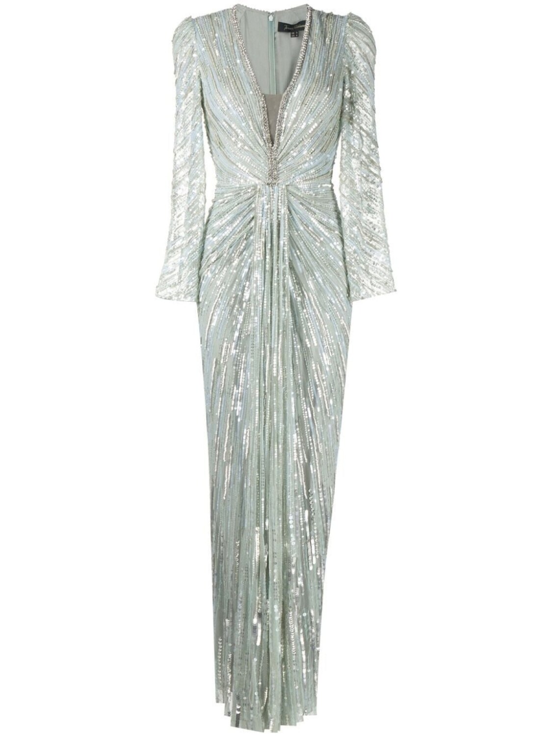 

Jenny Packham платье Darcy с пайетками, зеленый