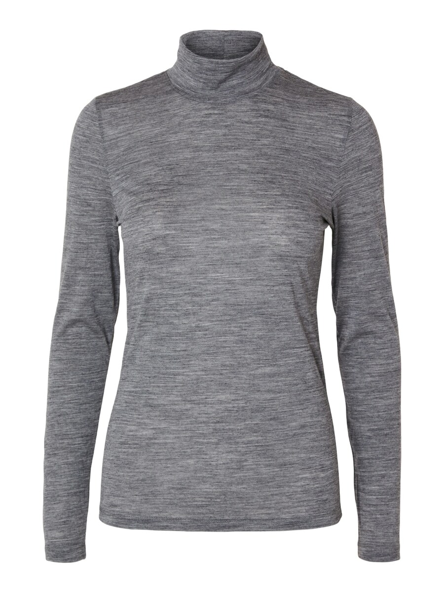 

Лонгслив SELECTED FEMME Shirt WOLA, серый