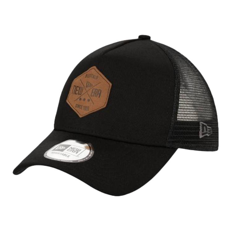 

New Era Хлопковая полиэстеровая бейсболка унисекс черная, Black
