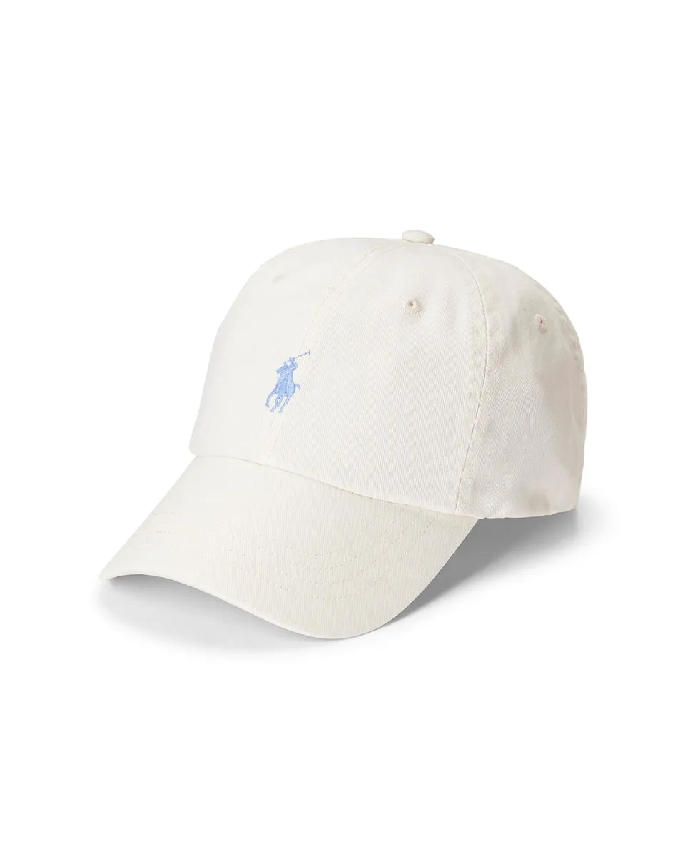

Мужская хлопковая кепка с вышитой лошадью Polo Ralph Lauren, цвет Crudo