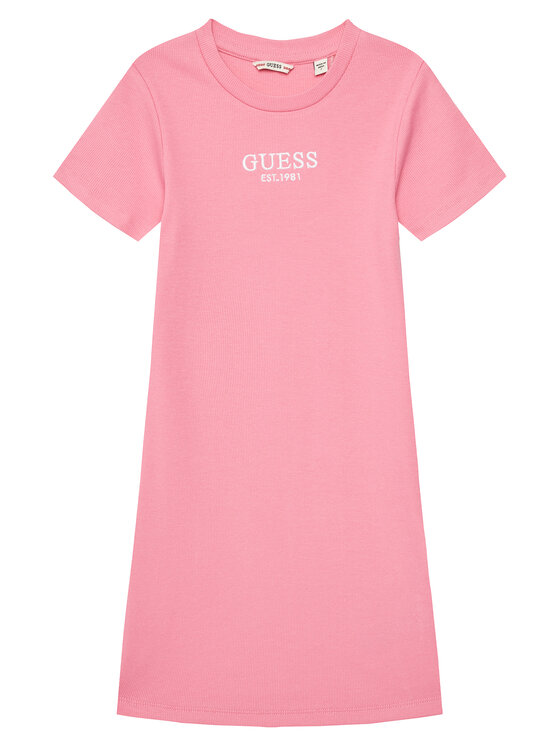 

Платье на каждый день обычный крой J5YK11 KBZP4 Guess, розовый