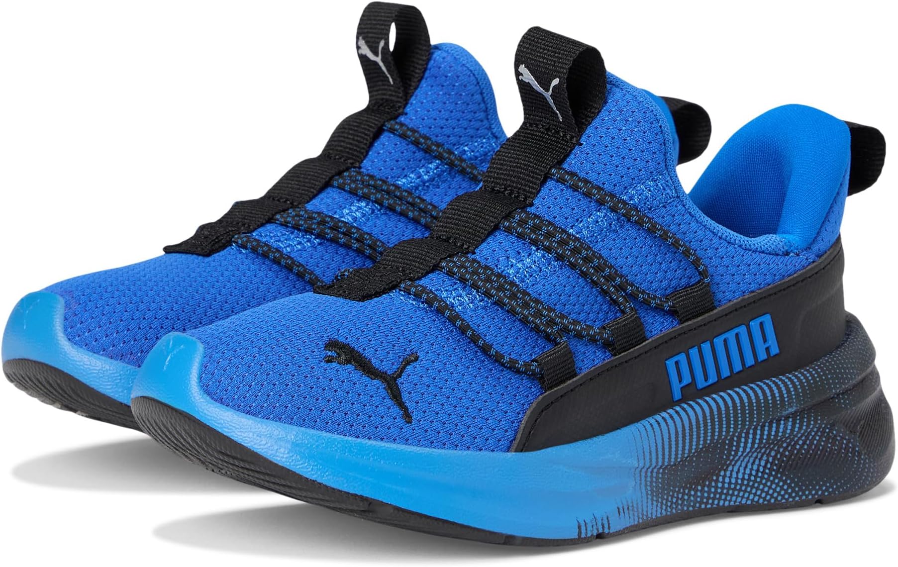 

Кроссовки PUMA Kids Softride One4All Slip-On Shoes, Mountain Blue-Puma Black