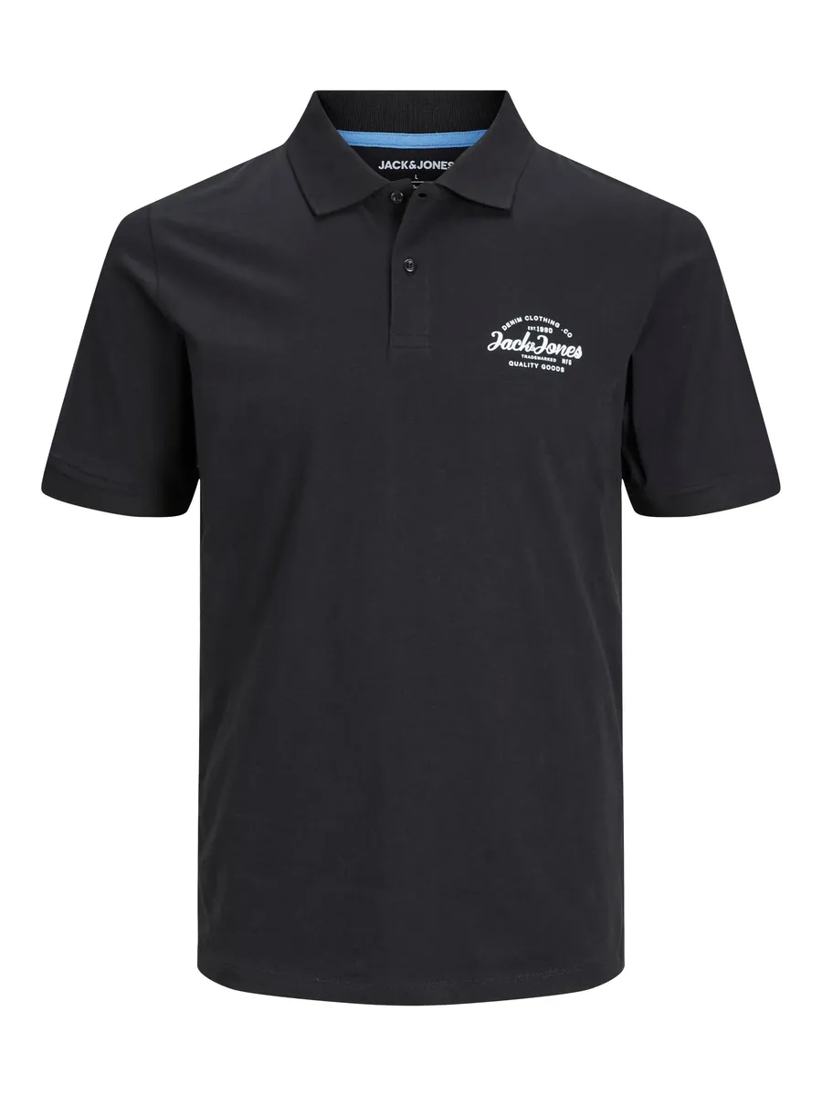 

Рубашка-поло Jack & Jones PlusSize "JJFOREST POLO SS PLS", черный