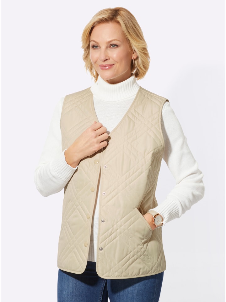 

WITT WEIDEN Стеганый жилет песочного цвета