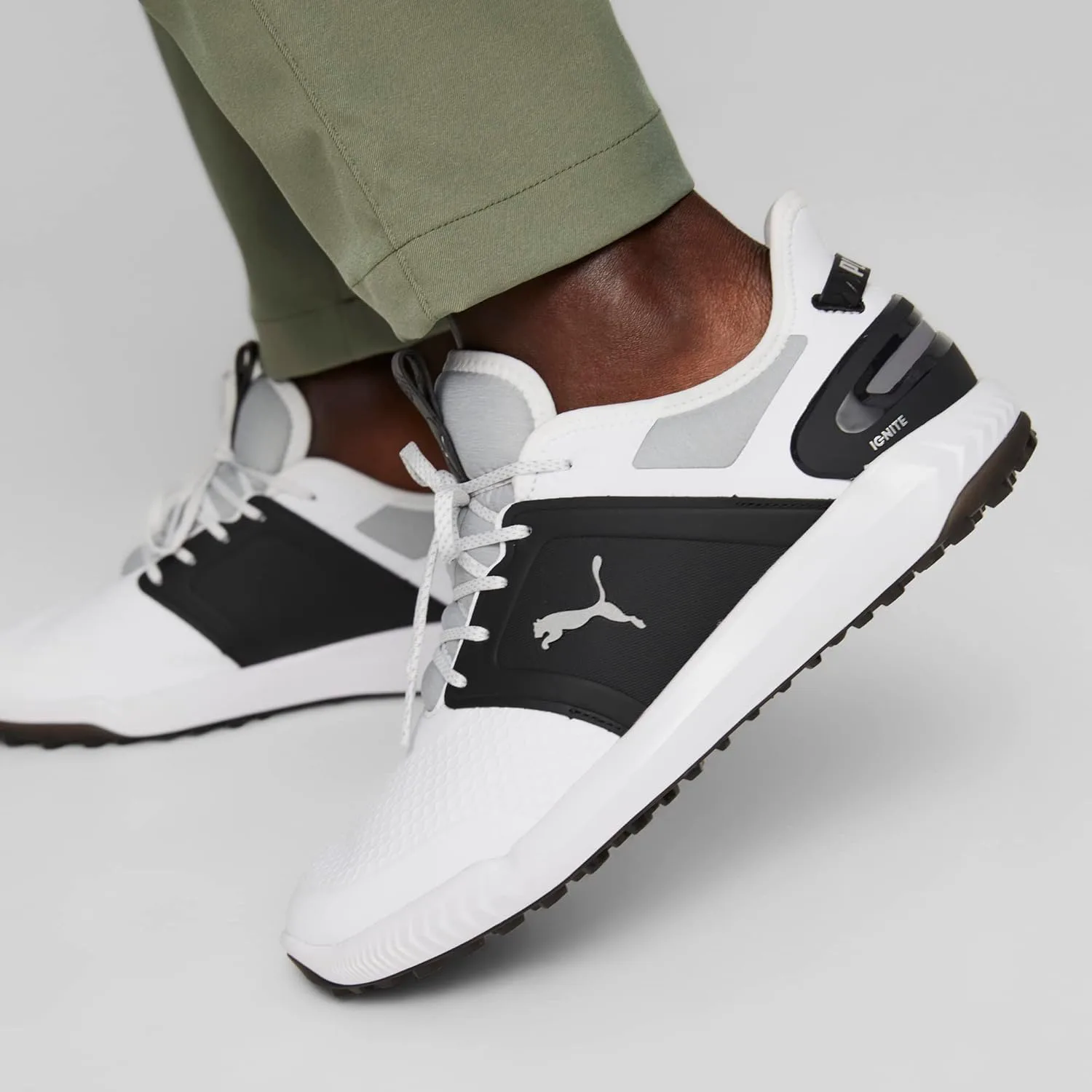Мужские кроссовки Puma Ignite Elevate, белый/черный/металлик серебристый