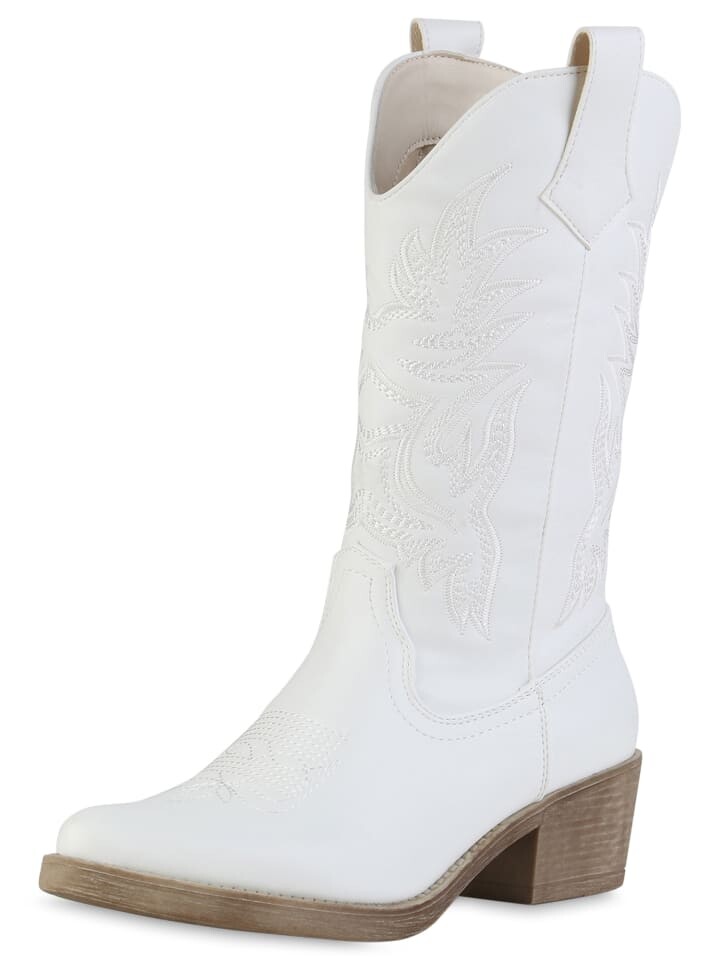Сапоги VAN HILL Cowboy Marina, белый
