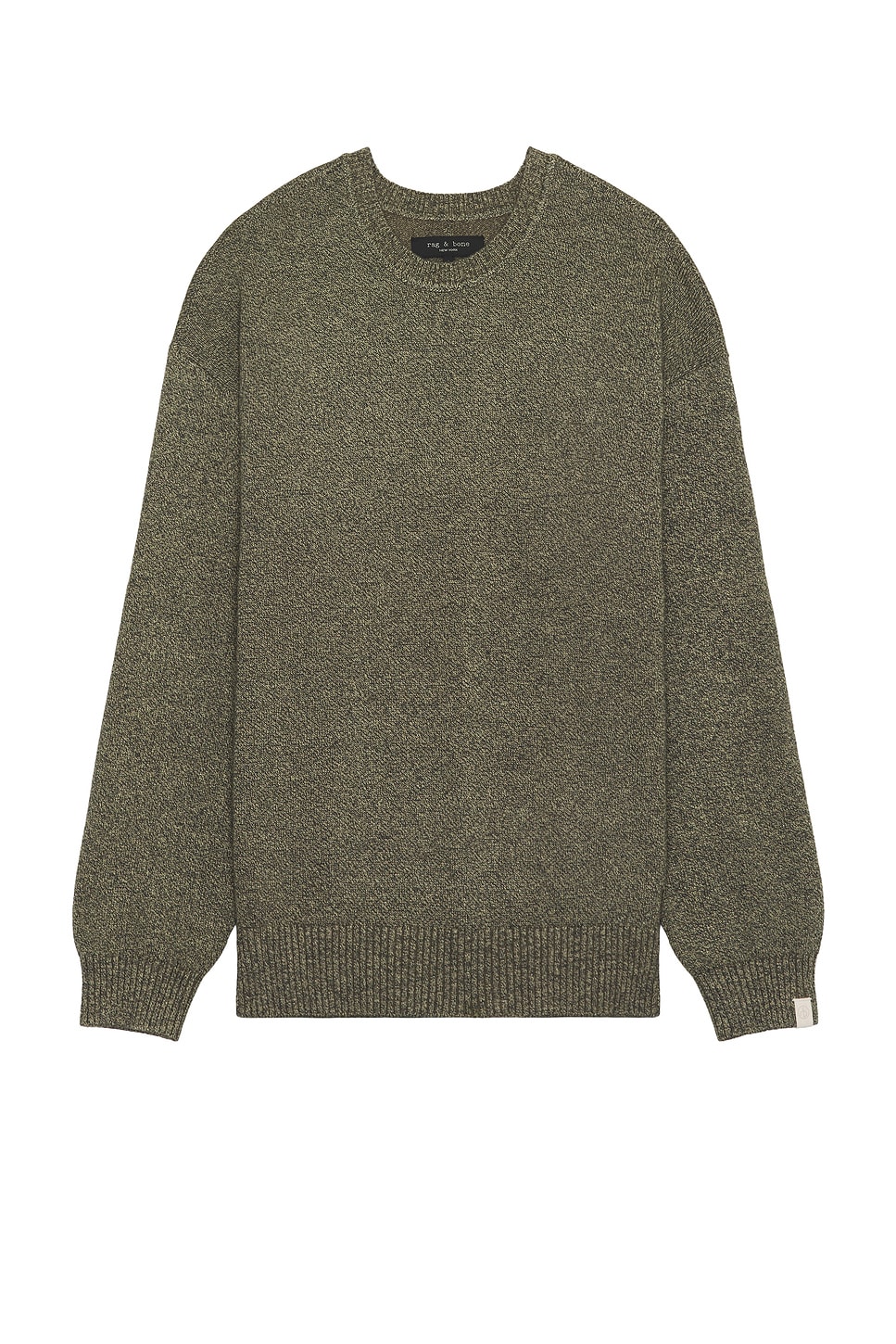 

Свитер с круглым вырезом Dexter Marl Rag & Bone, цвет Army Green Multi