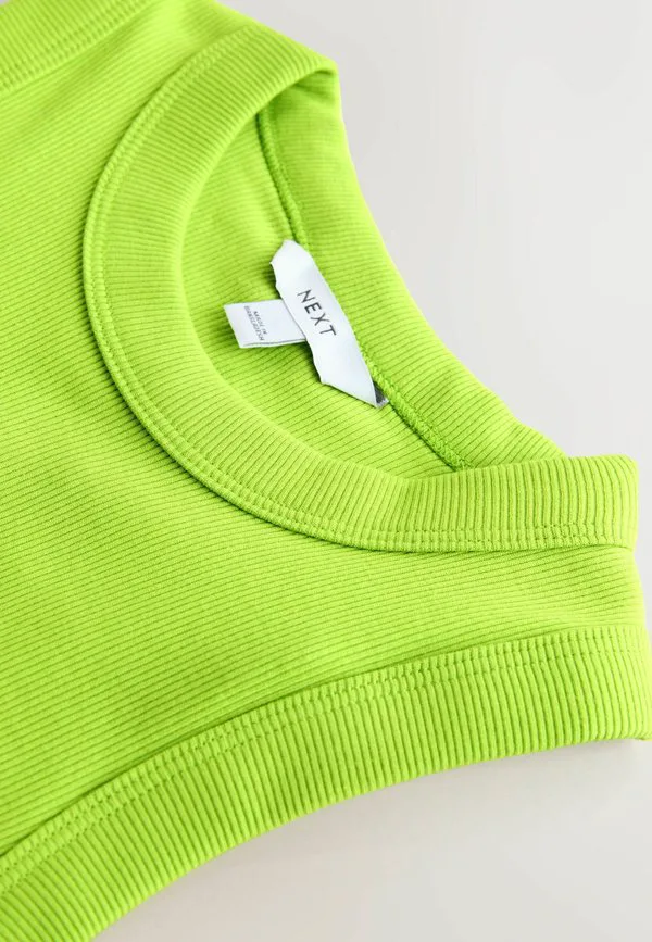 Спортивный топ стандартного кроя Next, Lime Green — фото 2