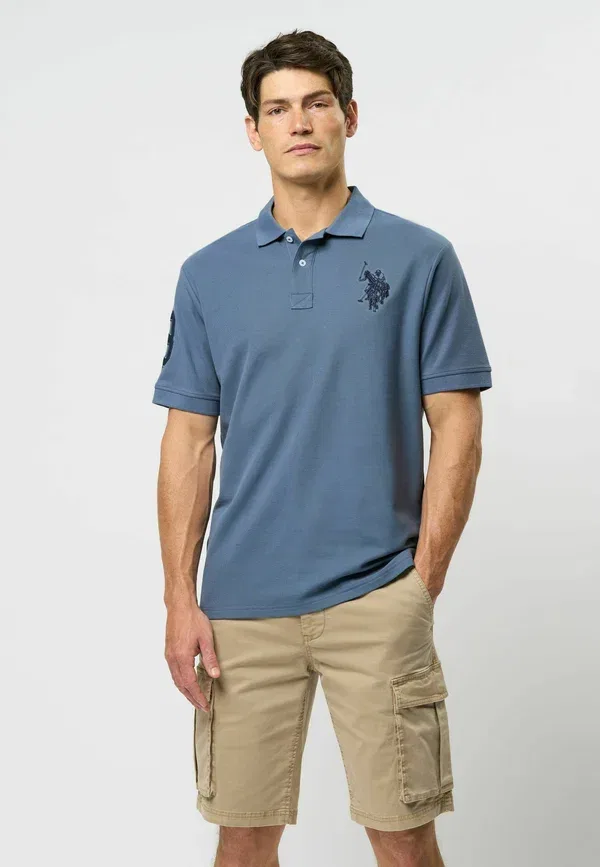 Поло Umalfredo U.S. Polo Assn., китайский голубой