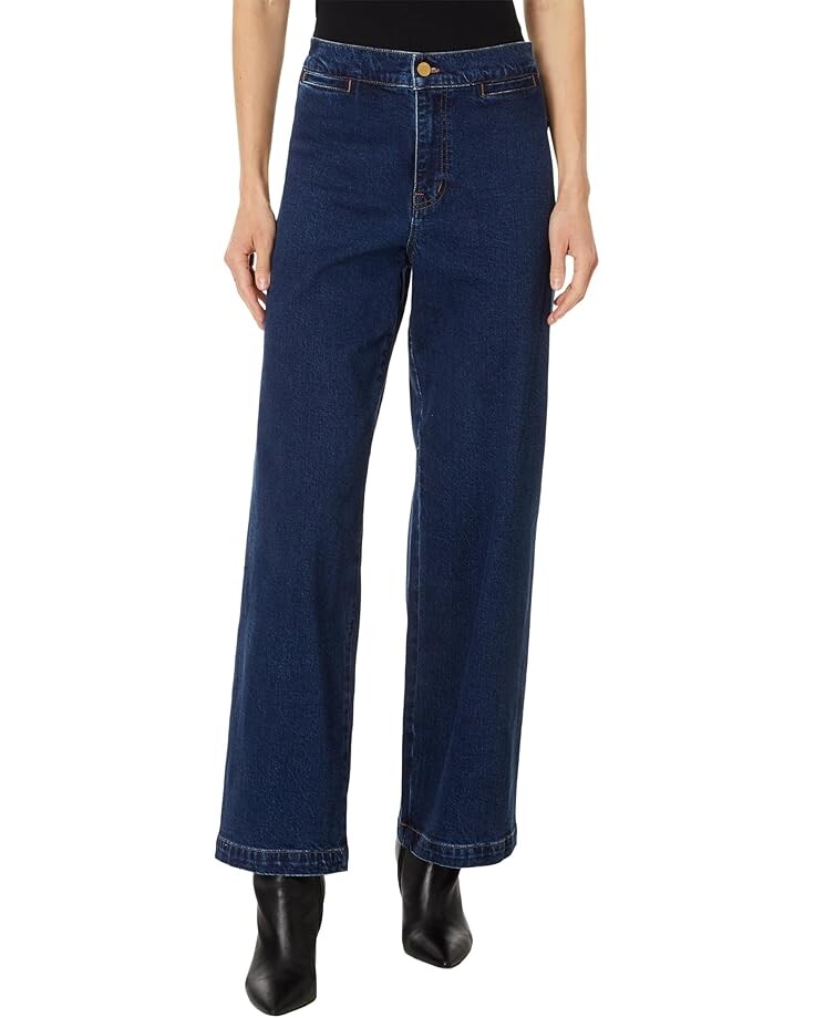 

Джинсы Madewell Perfect Vintage Wide Emmett in Leffers Wash, цвет Leffers Wash