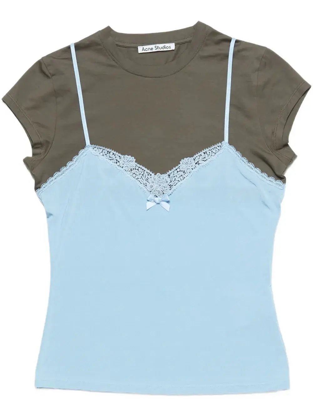

Многослойный топ Acne Studios, синий
